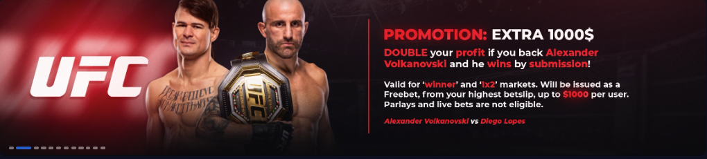 UFC 325 Double Profit
